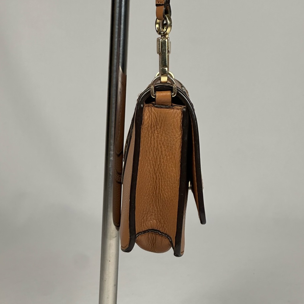 RARE GEM!! Tory Burch All T Crossbody Bag in Bark - Picture 12 of 16